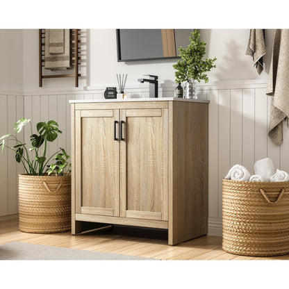 Finnley 30 Inch Single Bathroom Vanity In Mango Wood