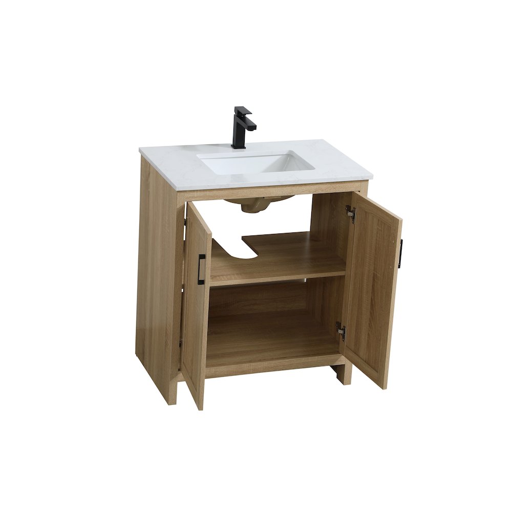 Finnley 30 Inch Single Bathroom Vanity In Mango Wood