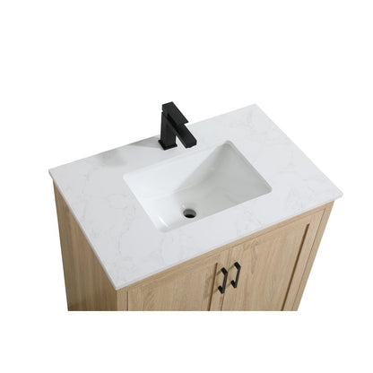 Finnley 30 Inch Single Bathroom Vanity In Mango Wood