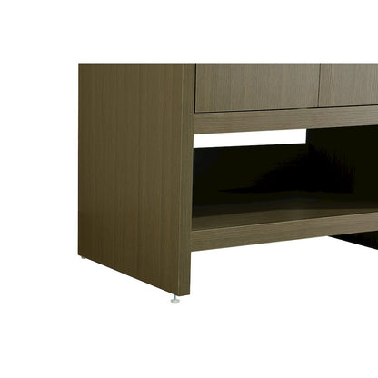 Ira 24 Inch Single Bathroom Vanity In Chestnut Brown