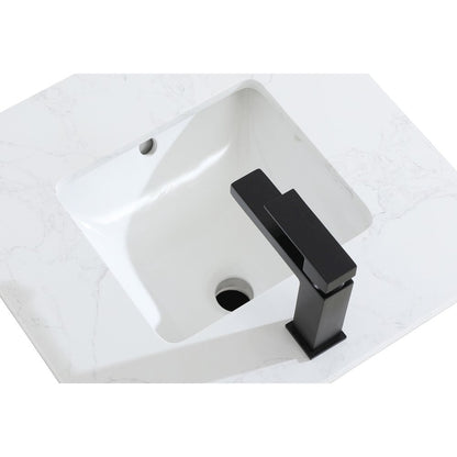Ira 24 Inch Single Bathroom Vanity In Honey Brown