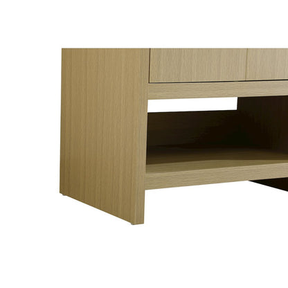 Ira 30 Inch Single Bathroom Vanity In Honey Brown