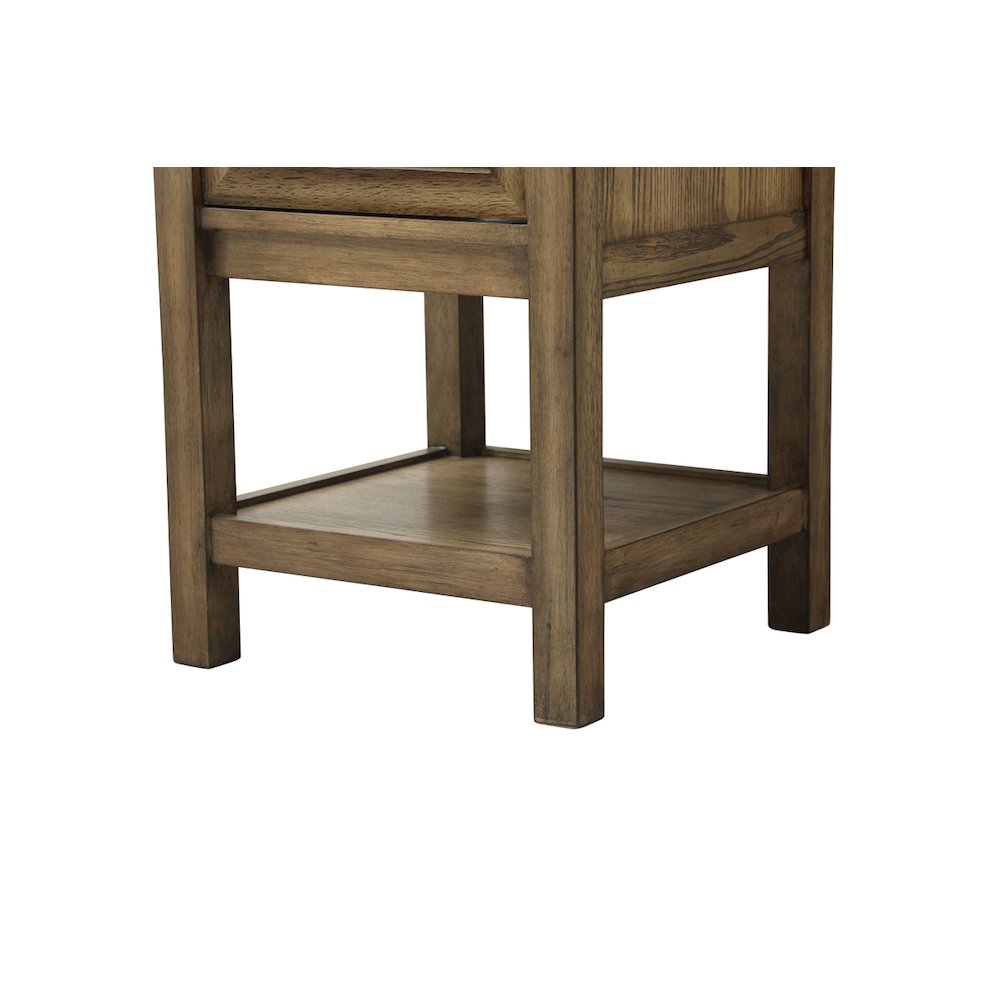 19 inch Single bathroom vanity in driftwood