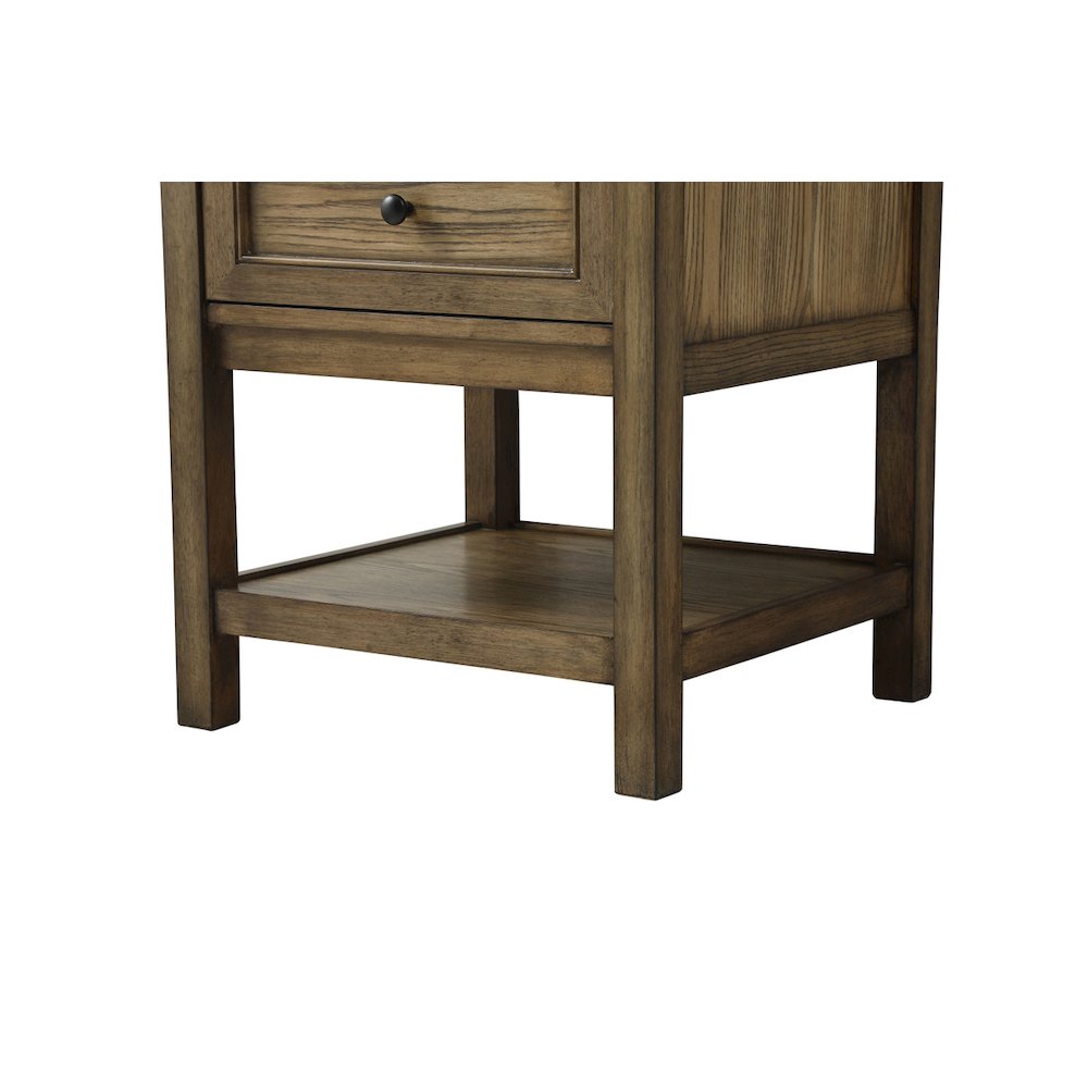 24 inch Single bathroom vanity in driftwood