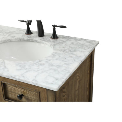 30 inch Single bathroom vanity in driftwood
