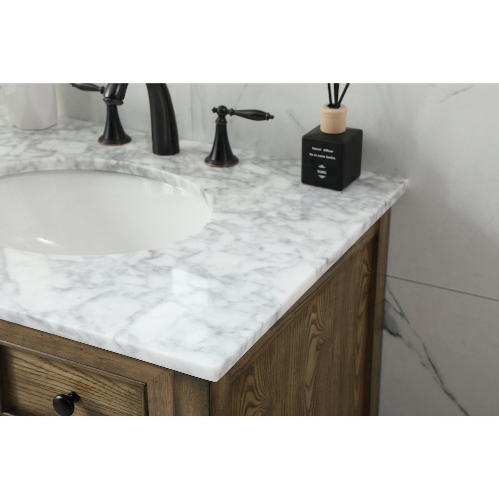 30 inch Single bathroom vanity in driftwood