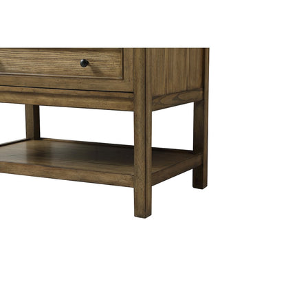 36 inch Single bathroom vanity in driftwood
