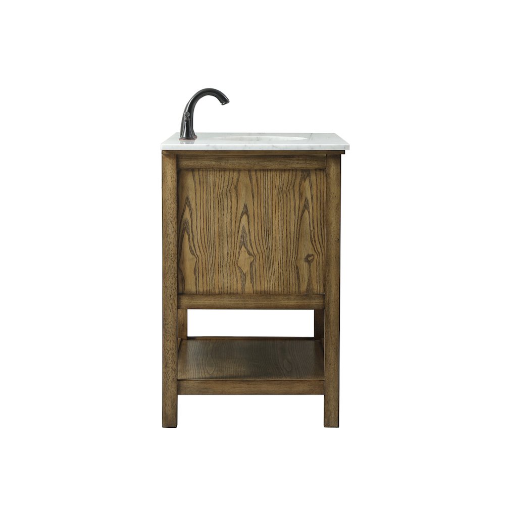 36 inch Single bathroom vanity in driftwood