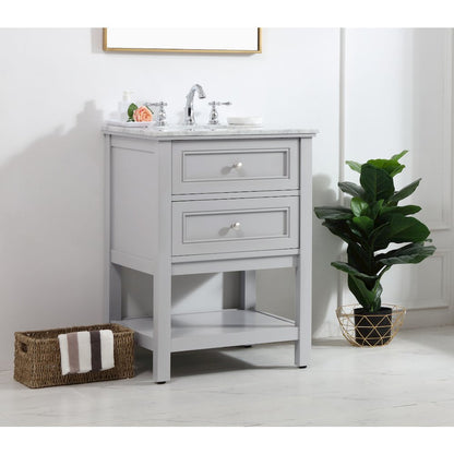 42 in. Single bathroom vanity set in Grey