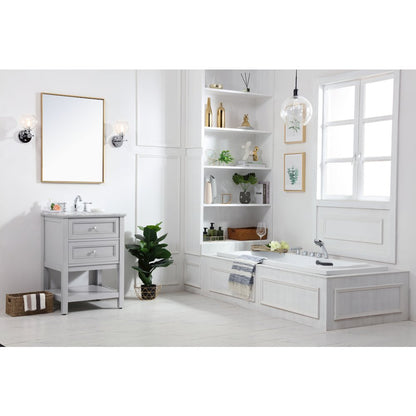 42 in. Single bathroom vanity set in Grey