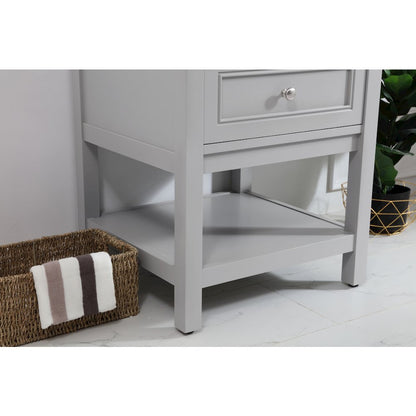 42 in. Single bathroom vanity set in Grey