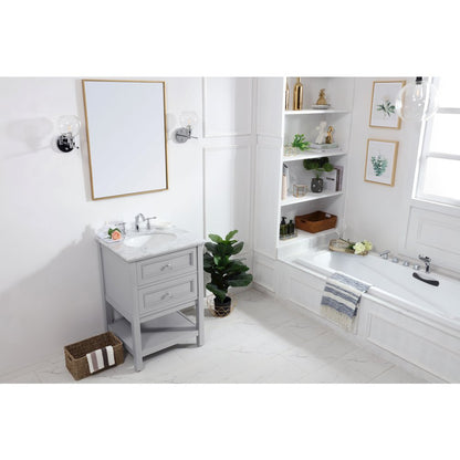 42 in. Single bathroom vanity set in Grey