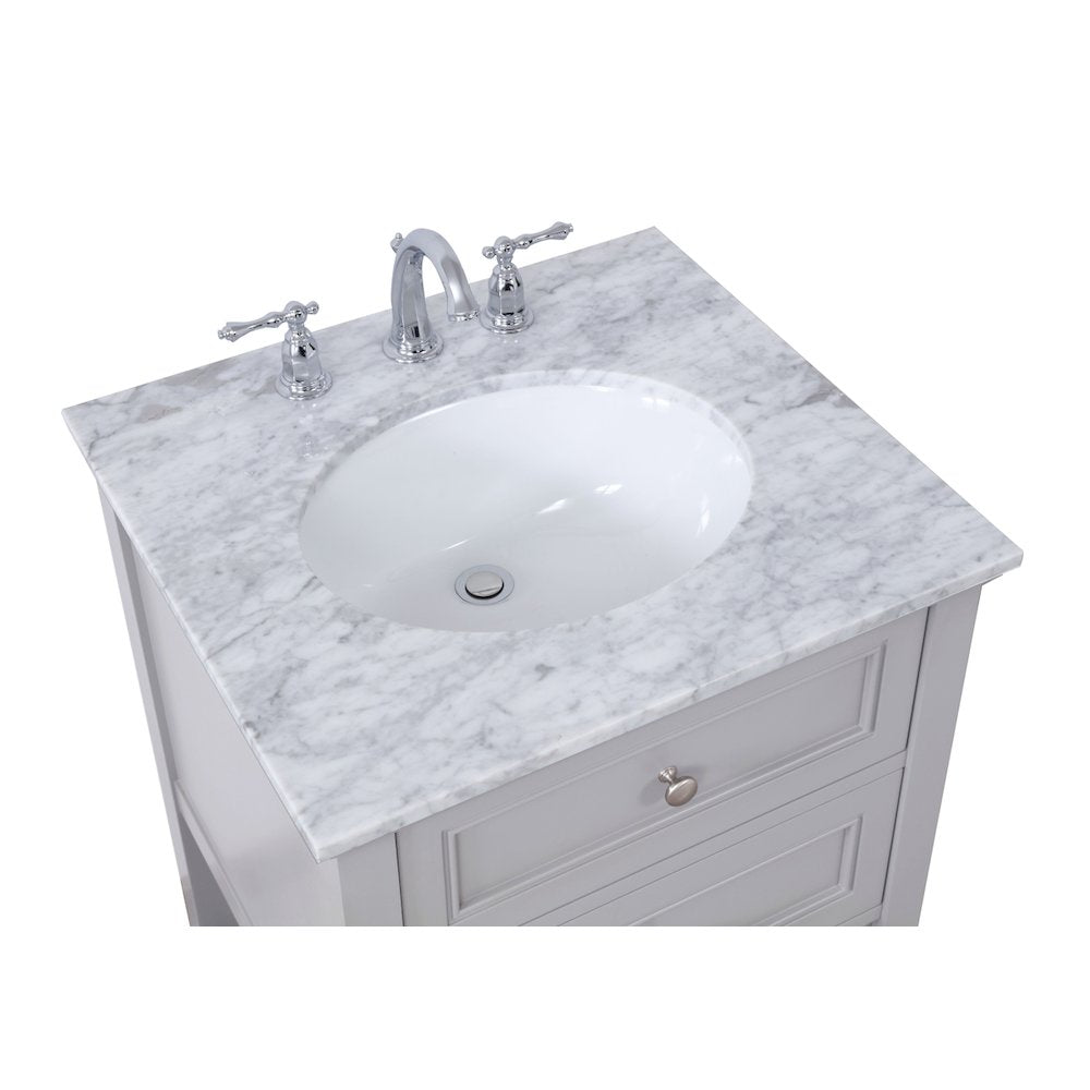 42 in. Single bathroom vanity set in Grey