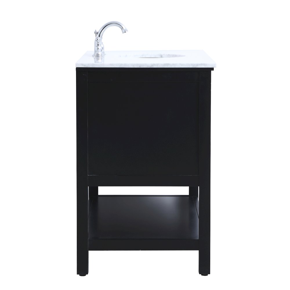 48 in. Single bathroom vanity set in Black