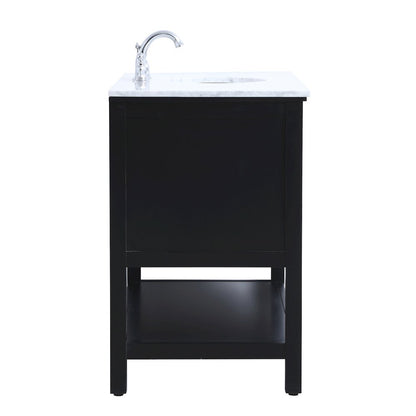 48 in. Single bathroom vanity set in Black