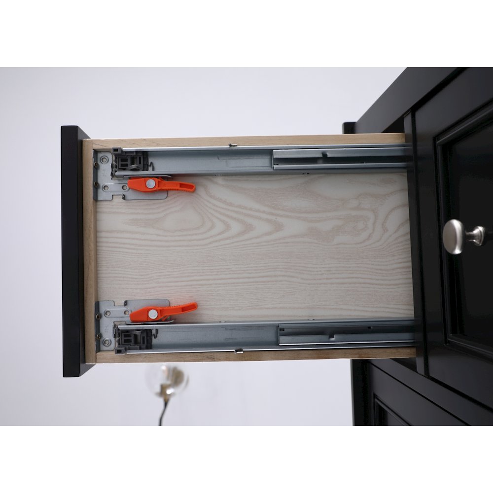 48 in. Single bathroom vanity set in Black