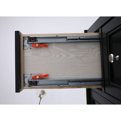 48 in. Single bathroom vanity set in Black