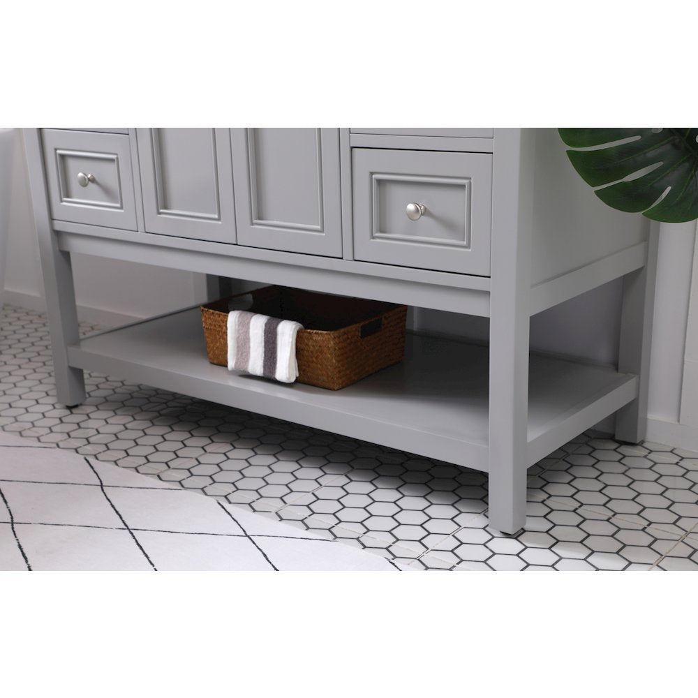 48 inch Single bathroom vanity in natural wood