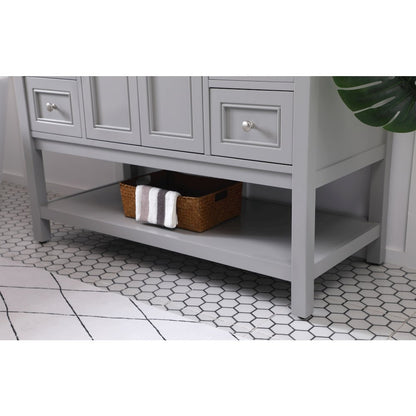 48 inch Single bathroom vanity in natural wood