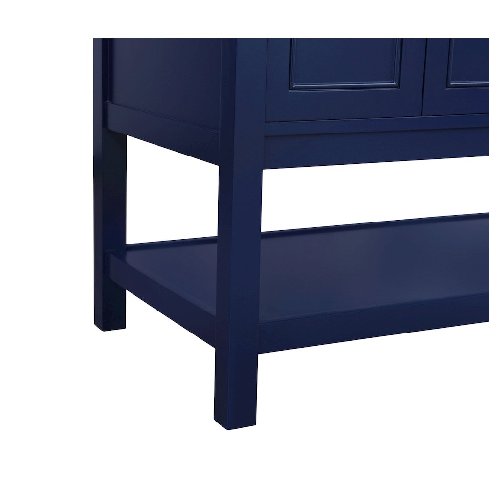 60 inch Single bathroom vanity in Blue