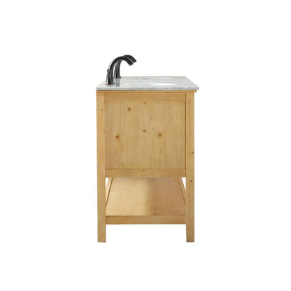 72 inch double bathroom vanity in natural wood
