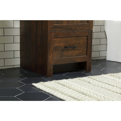 18 inch Single bathroom vanity in expresso