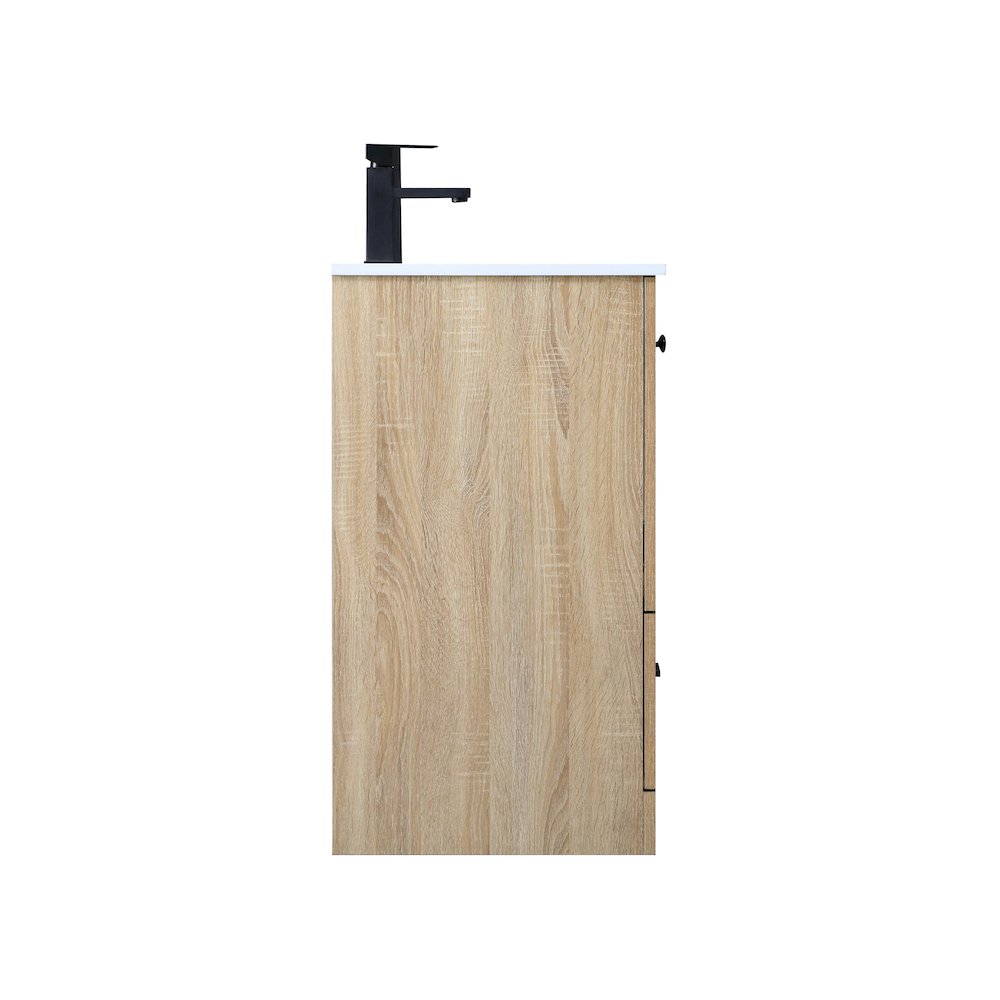 18 Inch Single Bathroom Vanity In Mango Wood