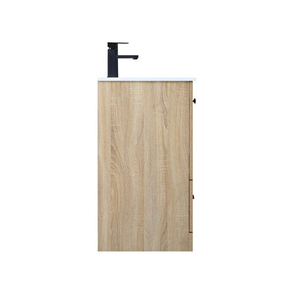 18 Inch Single Bathroom Vanity In Mango Wood