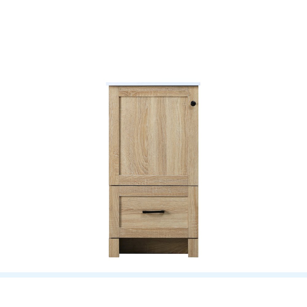18 Inch Single Bathroom Vanity In Mango Wood
