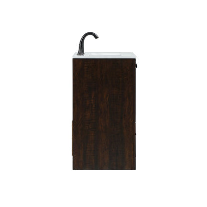 24 inch Single bathroom vanity in expresso