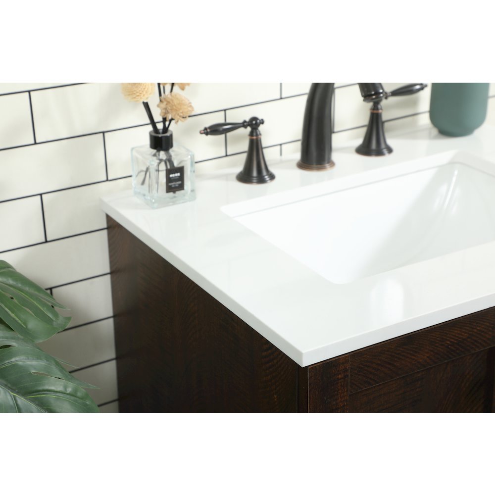 24 inch Single bathroom vanity in expresso