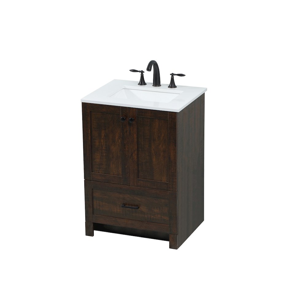 24 inch Single bathroom vanity in expresso