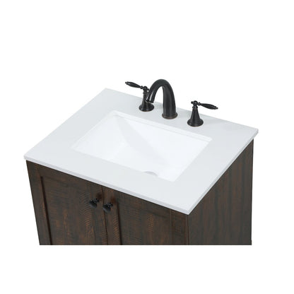 24 inch Single bathroom vanity in expresso