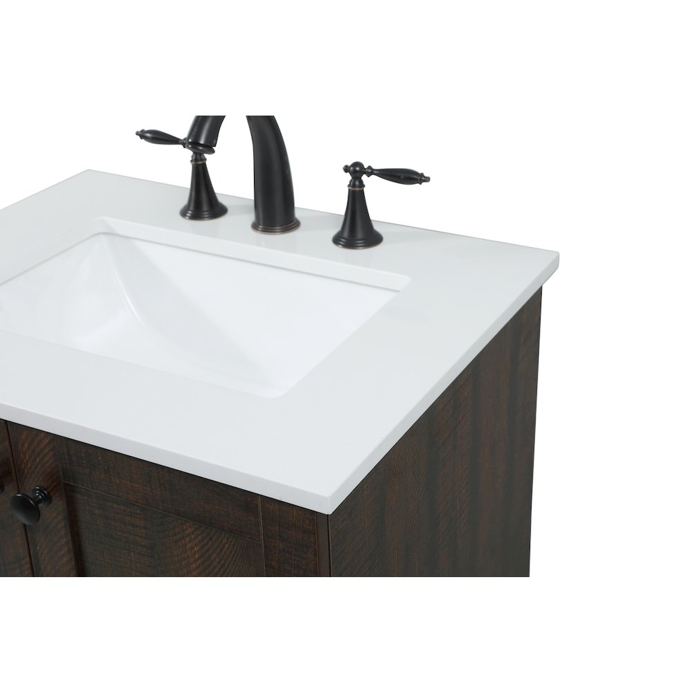 24 inch Single bathroom vanity in expresso