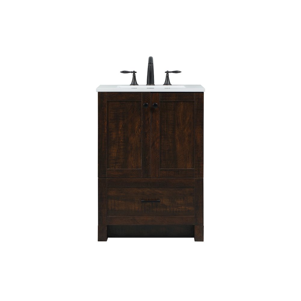 24 inch Single bathroom vanity in expresso