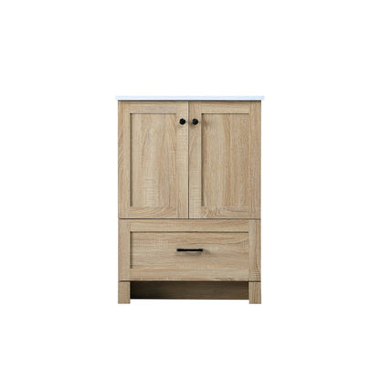 24 Inch Single Bathroom Vanity In Mango Wood