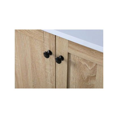 30 Inch Single Bathroom Vanity In Mango Wood