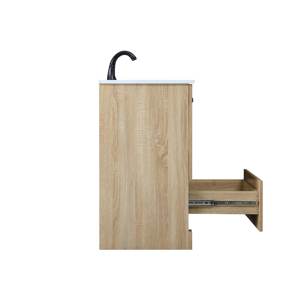 30 Inch Single Bathroom Vanity In Mango Wood