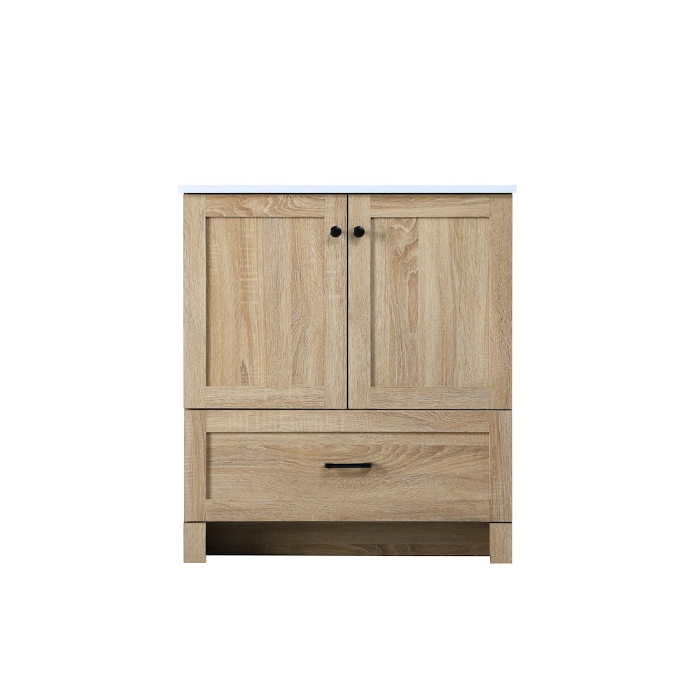 30 Inch Single Bathroom Vanity In Mango Wood