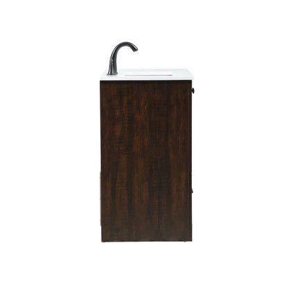 32 inch Single bathroom vanity in expresso