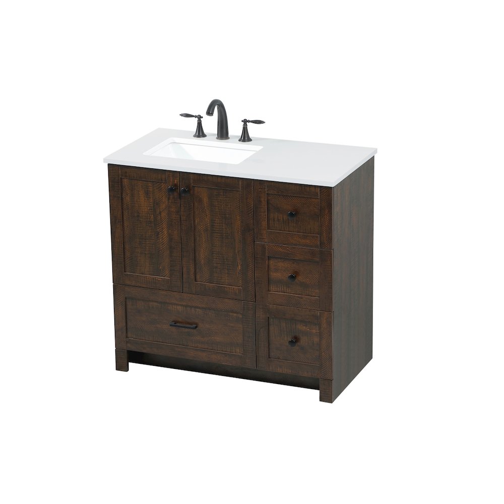 36 inch Single bathroom vanity in expresso