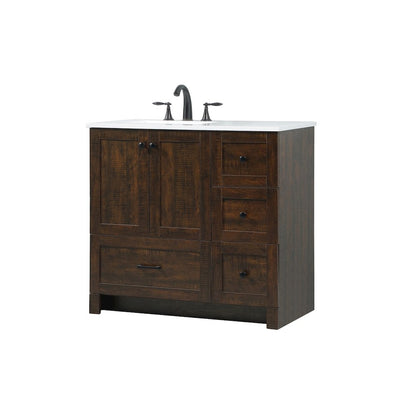 36 inch Single bathroom vanity in expresso