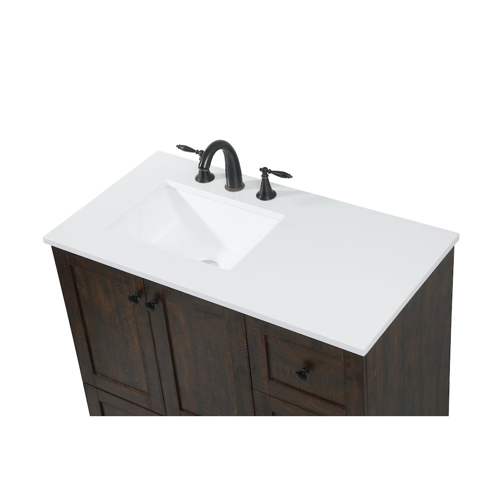 36 inch Single bathroom vanity in expresso