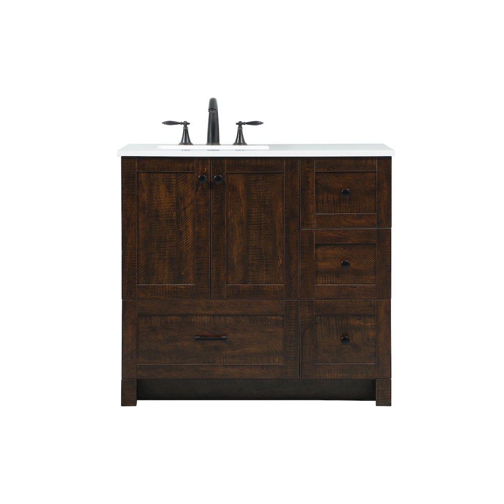 36 inch Single bathroom vanity in expresso