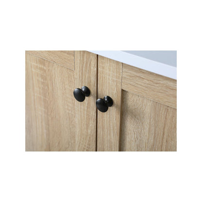 36 Inch Single Bathroom Vanity In Mango Wood
