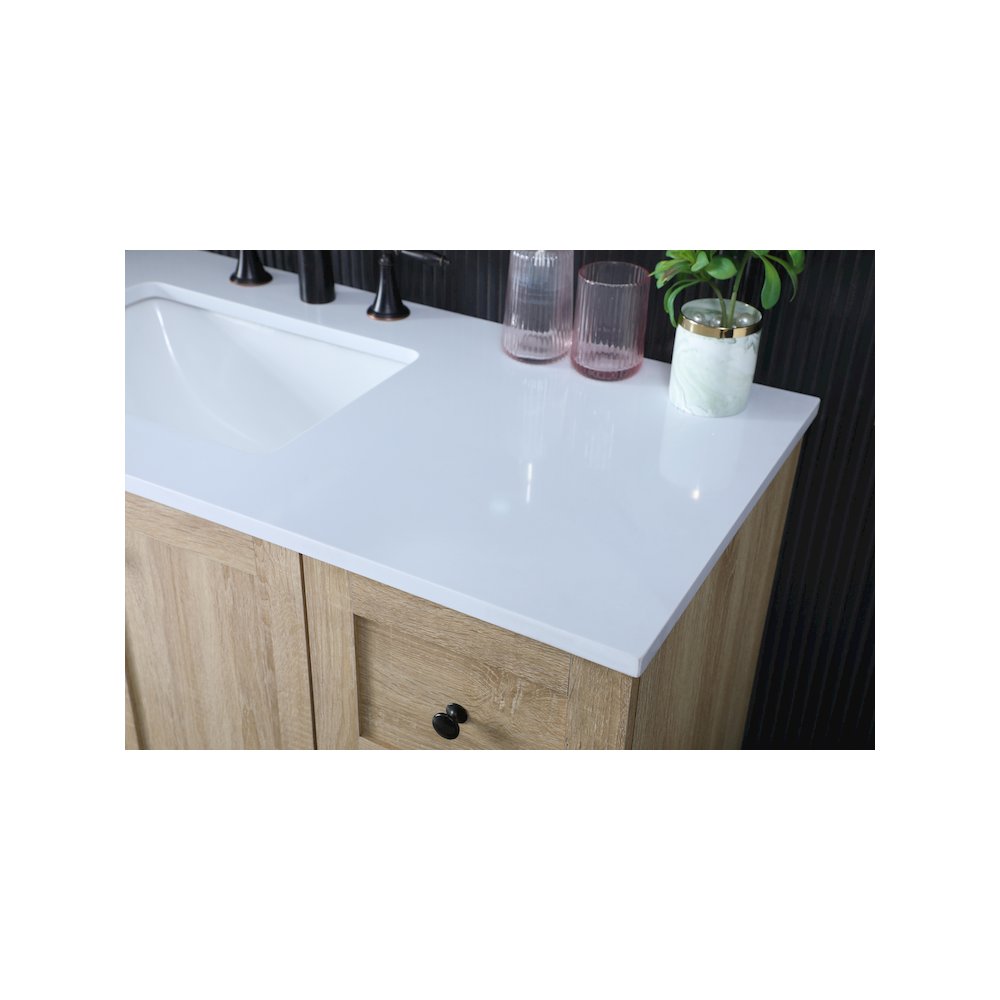 36 Inch Single Bathroom Vanity In Mango Wood