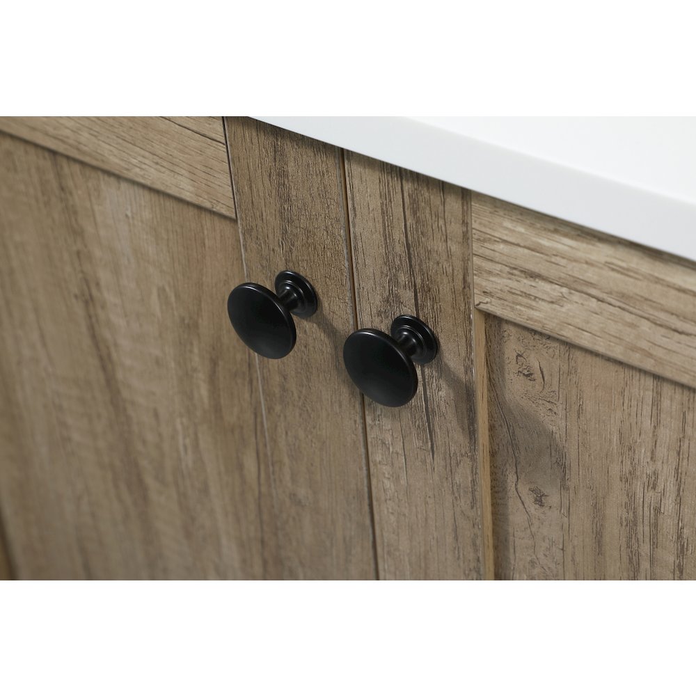 36 inch Single bathroom vanity in natural oak