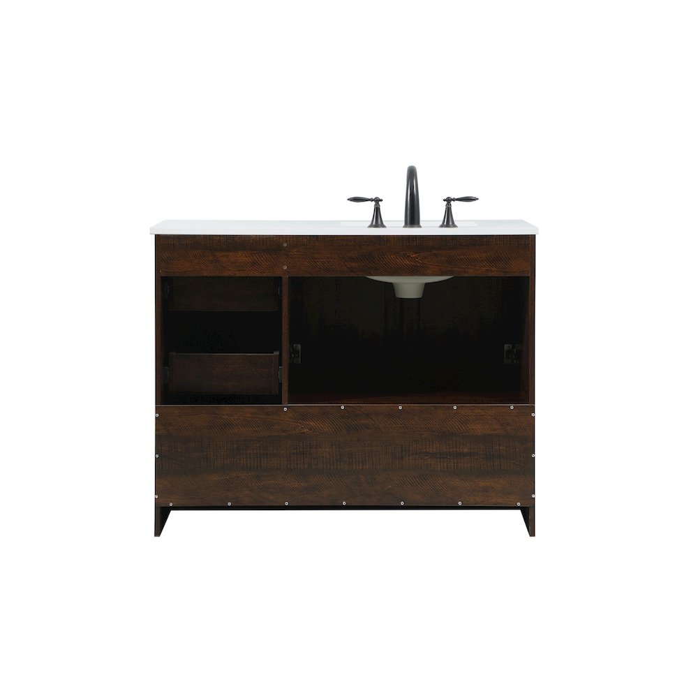 42 inch Single bathroom vanity in expresso