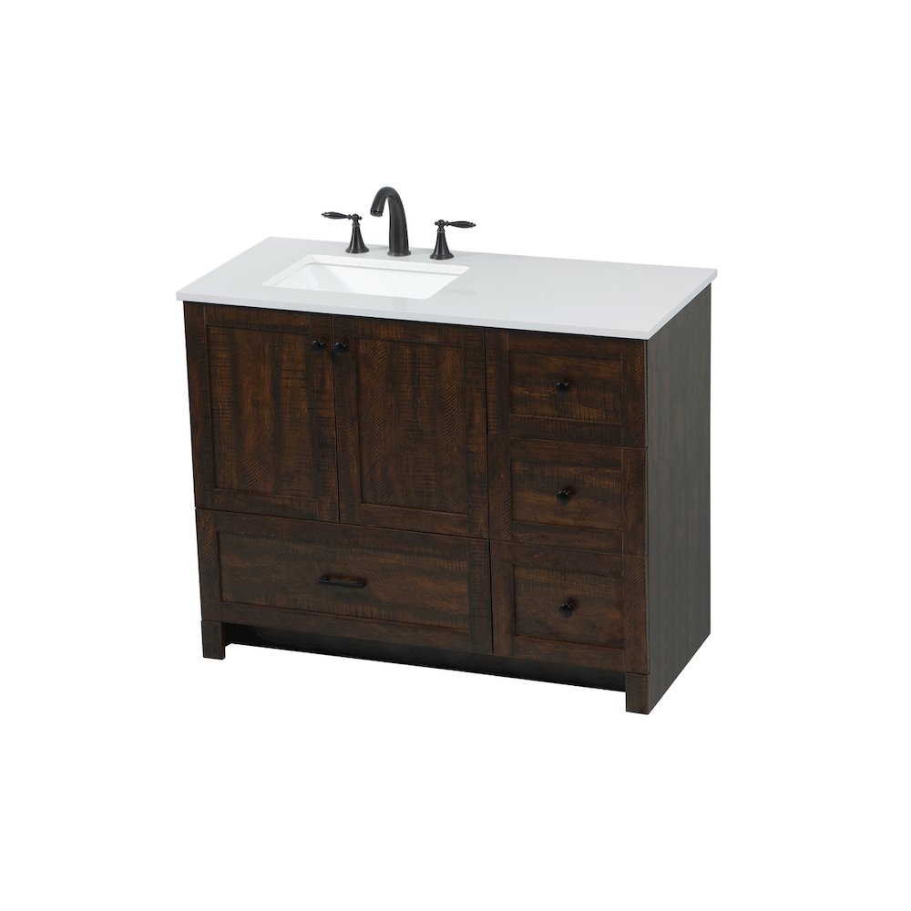 42 inch Single bathroom vanity in expresso