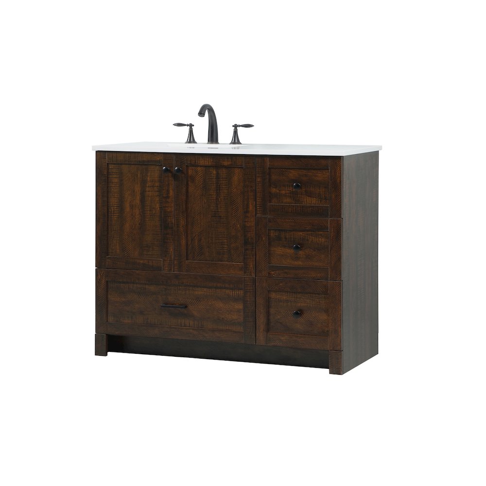 42 inch Single bathroom vanity in expresso